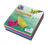 Faltbl�tter, 15x15 cm, 500 Blatt, 10 Farben