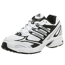 adidas Men's Hawk Running Shoe,White/Black/Metallic Silver,9 M