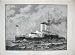 1885 British Navy Ship H.M.S Collingwood Barbette Guns