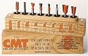 CMT 800.501.11 8-Piece Dovetail & Straight 1/2-Inch Shank Router Bit Set