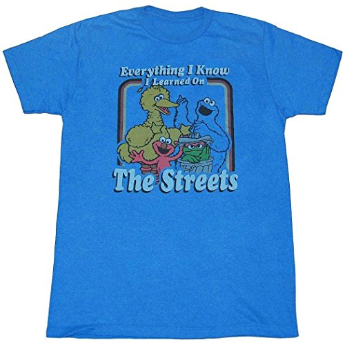 Sesame Street Everything I Know Adult T-Shirt
