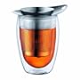 Bodum YoYo Personal Tea Set with Infuser and 12-Ounce Glass