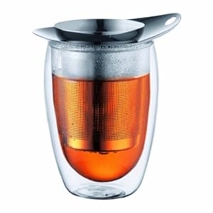 Bodum YoYo Personal Tea Set with Infuser and 12-Ounce Glass