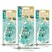 3 PACK GREEN SANDAL CAR AIR FRESHENER - SPRING VIOLET