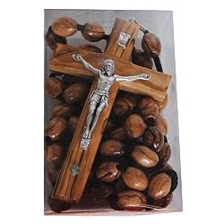 Olive Wood Wall Rosary