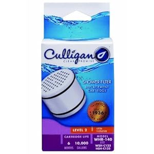 Culligan WHR-140 Replacement Shower Filter Cartridge for WSH-C125, HSH-C135, ISH-100 Shower Units