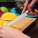 A Cut Above Cutlery Utility Knife. Forged Stainless Steel Construction, Slip Resistant Grip, 5 Inch Blade Holds Edge Well So You Sharpen Less Often. Peel, Core, Pare, Fruit and Vegetables, Prep Sushi