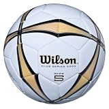 Wilson Club Series Soccer Ball - White/ Gold (5)