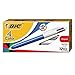 BIC 4 Color Ball Pen, Medium Point, 1.0mm, Assorted, 12 Pens (MM11-Ast)