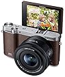 Samsung NX3000 Wireless Smart 20.3MP Mirrorless Digital Camera with 16-50mm OIS Power Zoom Lens and Flash (Brown)