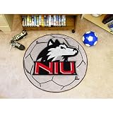 Northern Illinois Huskies NCAA "Soccer Ball" Round Floor Mat (29")