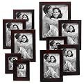 Linear Wood Frames 10-pc. Set - Walnut