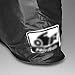 Black Waterproof Motorcycle Rain Gear Boot Shoes Cover Gaiter Side Zippered Men US 10-11