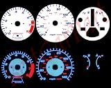 90-93 Honda Accord DX/LX/EX AT WHITE GLOW GAUGES