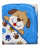 Carter's Puppy Applique Hooded Towel (Boys)
