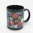 Pulp Gamer Pile of Dice Black Coffee Mug