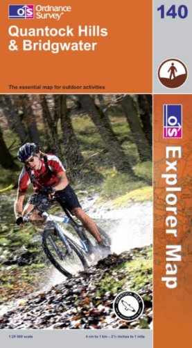Quantock Hills and Bridgwater (OS Explorer Map)