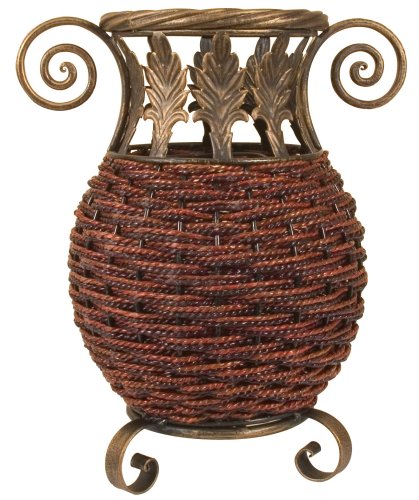 Acoustic Research HDT371 Home Decor Wide Table Top Weave Vase for HD510 Satellite Speakers, Single