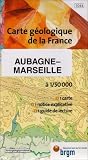 Carte g&eacute;ologique : Aubagne-Marseille