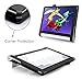 Lenovo Yoga Tablet 2 8 inch Case Cover, FYY Premium Detachable Leather Case Stand Cover with Velcro Hand Strap and Card Slots for Lenovo Yoga Tablet 2 8 Inch Black (With Auto Wake/Sleep Feature)