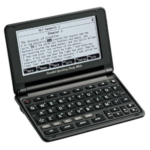 Franklin Electronics BIB-950 Speaking Parallel KJV/NLT Life Application Study Bible