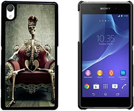 Skull Devil Diablo Hard Plastic and Aluminum Back Case For Sony Xperia Z2 L50W