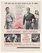 1961 Rock Hudson Kirk Douglas The Last Sunset Movie Print Ad