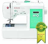 SINGER 7258 Stylist 100-Stitch Computerized Free-Arm Sewing Machine with Instructional DVD and More