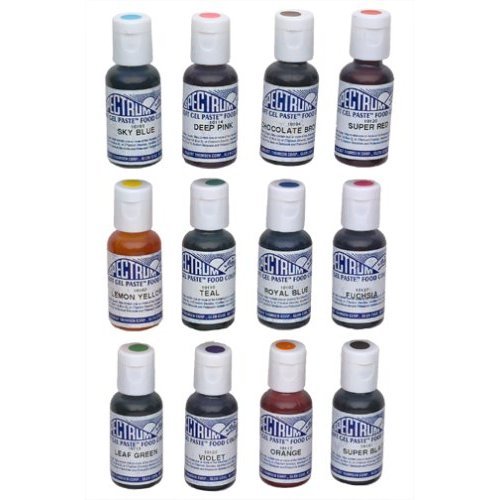 51LMnTlDZML Ateco 1112 12 Color Food Coloring Kit