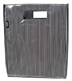 Decorative Collapsible Storage Bin/ Hamper - Pinstripe (12 x 12 x 12)