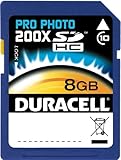 Duracell High Speed 8 GB Class 10 Secure Digital Card  DU-SD1008G-C