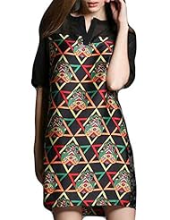 A-line Elbow Length Sleeves General Print Gathered Round Neck Silk Wedding Dress 