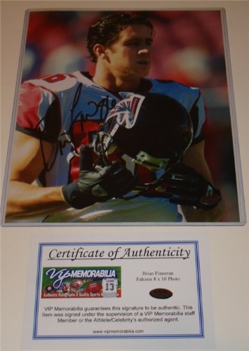 Brian Finneran Atlanta Falcons Autographed/Hand Signed 8 x 10 Photo