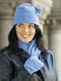 Ladies' Fleece Glove Scarf and Hat Set