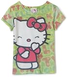 Hello Kitty Girls 2-6x Short Sleeve Hearts Sub Tee