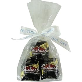 Suchard Rocher Dark Chocolate Hazelnut Praline 3 Pc in Gift Bag, 3 X 1.3 Oz