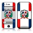 Dominican Republic Flag Design Protector Skin Decal Sticker for Apple 3G iPhone / iPhone 3GS 3G S
