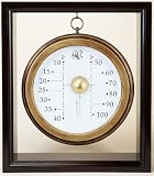 Galileo Thermometers Desktop Style with Gold Sphere in Large Size
