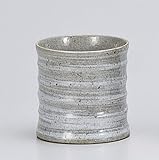 青地ハケ切立ロックグラス　【フリーカップ 美濃焼】