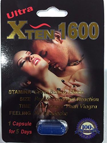 Xten ULTRA 1600 Male Sexual Performance Enhancer SEX Pills -3 Pack / 3 Pills ...