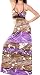 LONG MAXI HALTER DRESS BOHO SUN VINTAGE CELEBRITY TUBE SEXY PRINTED GOWN