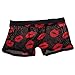 Paul Jones® Men's Underwear Sexy lips Pattern See-Through Boxer briefs 4 Size M~2XL