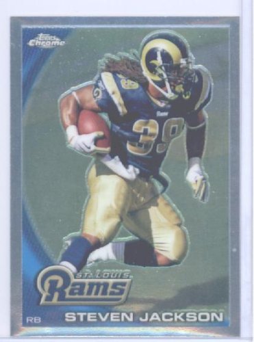 2010 Topps Chrome Refractors #C190 Steven Jackson - St. Louis Rams (Football Cards)