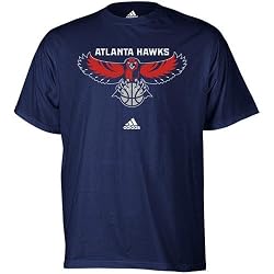 Atlanta Hawks adidas Navy Primary Logo T-Shirt