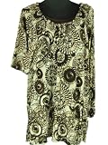 Style & Co. Three Quarter Sleeve Top with Shell