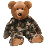 TY Beanie Buddy - HERO the Bear (w/ USA Flag)