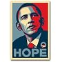 Barack Obama (Hope, Shepard Fairey Campaign) Art Poster Print - 16" X 20"