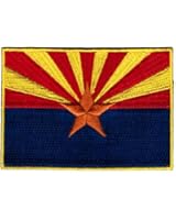 Arizona State Flag Embroidered Patch Iron-On AZ Emblem