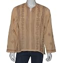 Mens Long Sleeve Casual Cotton Shirt Kurta India Size M Chest 40 inches(gck179)
