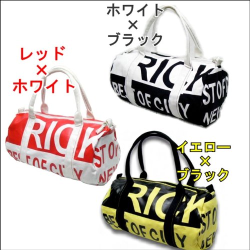 （リッキーアンドヒッキー）Rickey&Hickey　RICKキャンバス地ボストンバッグ